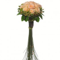 Vertical wedding bouquet